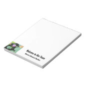 Willkommen bei unserem Team Water Lily Blume Mitar Notizblock (Rotiert)