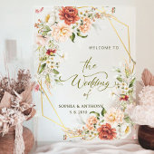 Willkommen bei unseren geometrischen Hochzeitstile Acrylschild