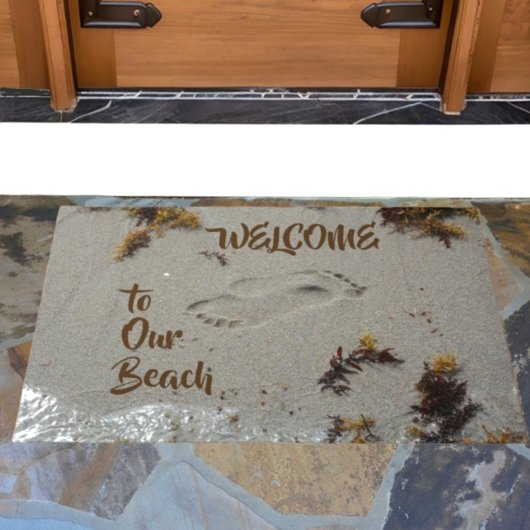 Willkommen bei unseren Strandfußabzügen in Sand Fußmatte