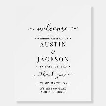 Willkommen bei unserer Hochzeit