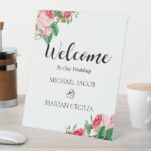 Willkommen bei unserer Hochzeit | Begrüßung