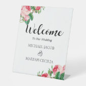 Willkommen bei unserer Hochzeit | Begrüßung Sockelschild (Vorderseite)