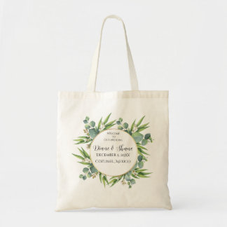 Willkommen bei unserer Hochzeit Personalisiert Tragetasche