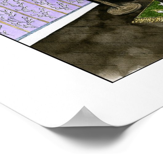 Willkommen bei unserer World Poster Print (Ecke)