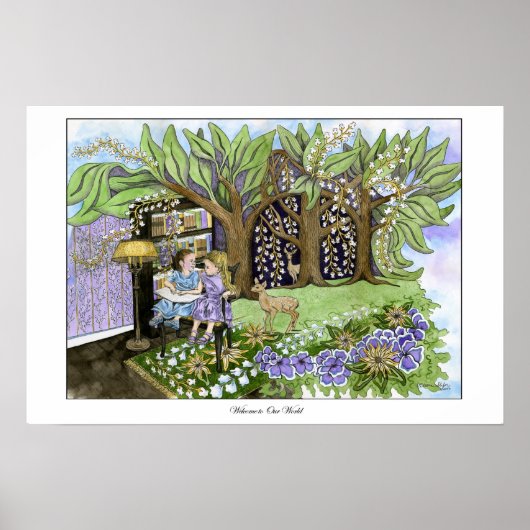 Willkommen bei unserer World Poster Print (Vorne)