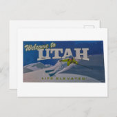Willkommen bei utah postkarte (Vorne/Hinten)