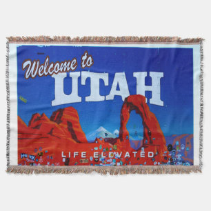 Willkommen bei Utah Sign Decke