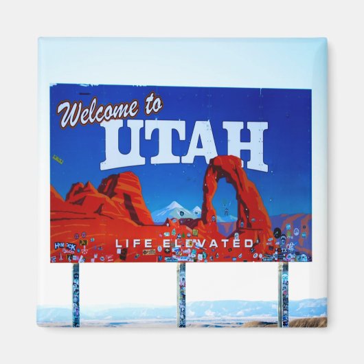 Willkommen bei Utah Sign Magnet (Vorne)