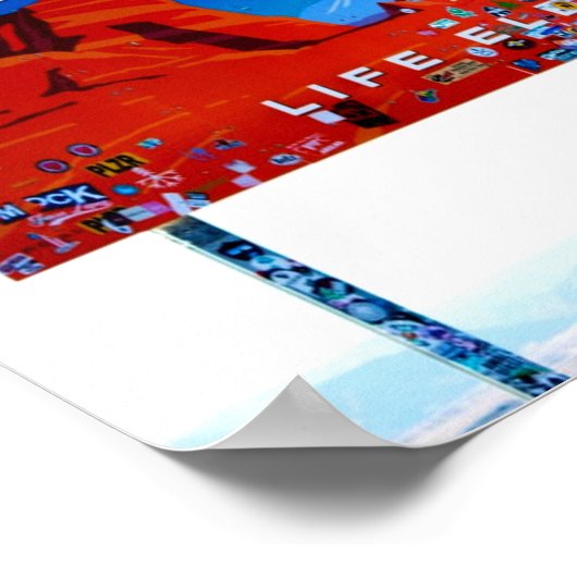 Willkommen bei Utah Sign Poster (Ecke)