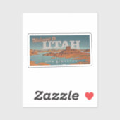Willkommen bei Utah Sticker (Blatt)