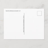 Willkommen bei Valentine, Nebraska-Zeichen Postkarte (Rückseite)