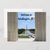 Willkommen bei Washington DC Postcard Postkarte (Vorne/Hinten)