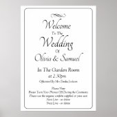 Willkommen bei Wedding Black White Infinity Scroll Poster (Vorne)