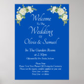 Willkommen bei Wedding Cobalt Blue Poster (Vorne)