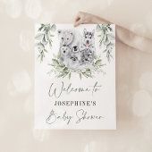 Willkommen bei Winter Artic Animals Neutral Baby D Poster