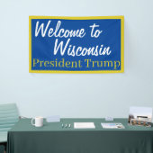 Willkommen bei Wisconsin Trump Banner (Messeveranstaltung)