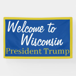 Willkommen bei Wisconsin Trump Banner