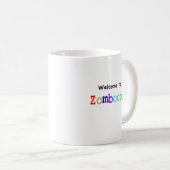 Willkommen bei Zombocom Kaffeetasse (VorderseiteRechts)