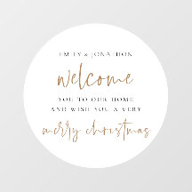 Willkommen bei Zuhause Names Frohe Weihnachts-Whit