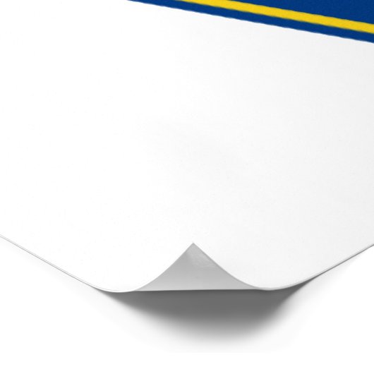 Willkommen beim Android Landkreis (Bug Droid Sign) Poster (Ecke)