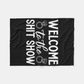 Willkommen beim Bachelor-Junggeselinnen-Abschied d Fleecedecke (Vorderseite (Horizontal))