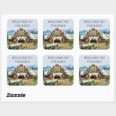 Willkommen beim Barn Sticker (Blatt)