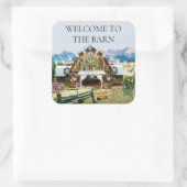 Willkommen beim Barn Sticker (Tasche)