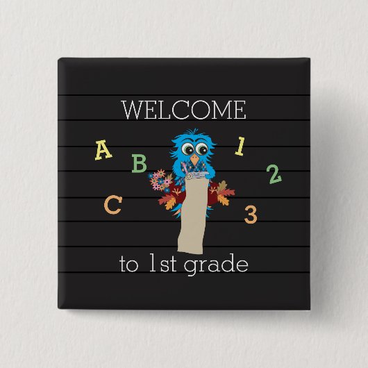 Willkommen beim Button der 1. Klasse (Vorderseite)