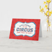 Willkommen beim Circus (Ahem, ich habe das Team Ge Karte (Gelbe Blume)