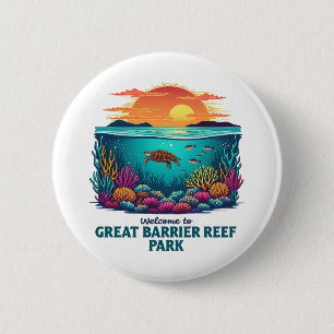 Willkommen beim Great Barrier Reef National in Aus Button