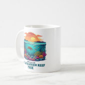 Willkommen beim Great Barrier Reef National in Aus Kaffeetasse (Vorderseite Links)