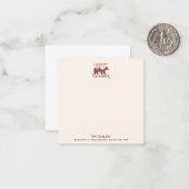 Willkommen beim kalifornischen Bären Mitteilungskarte (Vorderseite/Rückseite Beispiel)