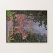Willkommen beim kalifornischen Bären Puzzle (Horizontal)