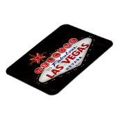 Willkommen beim Las Vegas Sign #2 Magnet (Linke Seite)