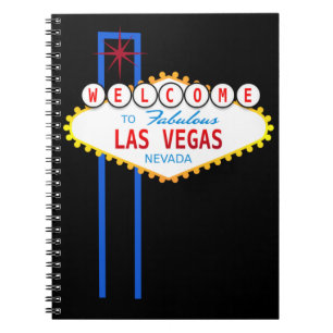 Willkommen beim Las Vegas Sign Notizblock