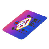 Willkommen beim Las Vegas Zeichen #3 Magnet (Linke Seite)