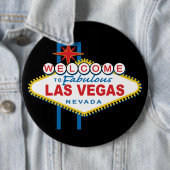 Willkommen beim Las Vegas-Zeichen Button (Beispiel)