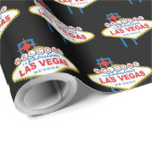 Willkommen beim Las Vegas-Zeichen Geschenkpapier (Rolleneckpunkt)