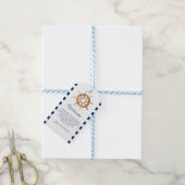 Willkommen beim Lenkrad der Nautischen Marine Stri Geschenkanhänger (Mit Garn)