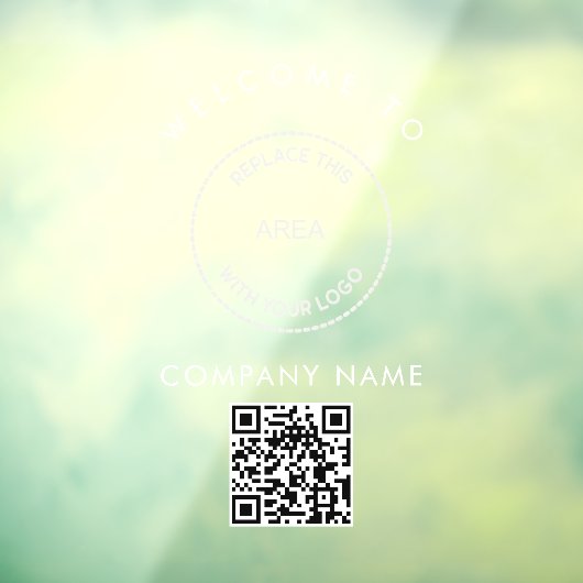 Willkommen beim QR-Logo des Unternehmens Fensteraufkleber (Blatt 3)