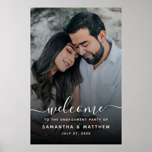 Willkommen beim Sign-On der Engagement Party mit F Poster (Vorne)