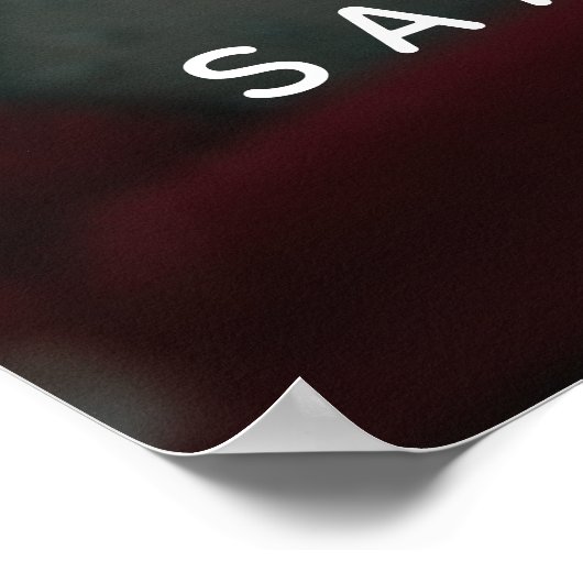 Willkommen beim Sign-On der Engagement Party mit F Poster (Ecke)