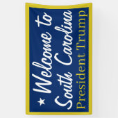 Willkommen beim South Carolina Trump-Banner Banner (Vertikal)