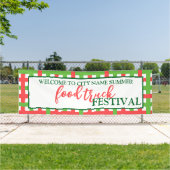 Willkommen beim Summer Food Truck Festival Custom Banner (InSitu)