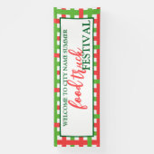 Willkommen beim Summer Food Truck Festival Custom Banner (Vertikal)