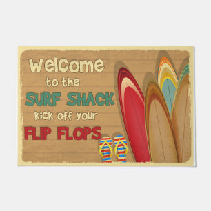 Willkommen beim Surf Shack Kick off your Flip Flop Fußmatte