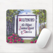 Willkommen beim Wolfeboro NH Sign Mousepad (Mit Mouse)