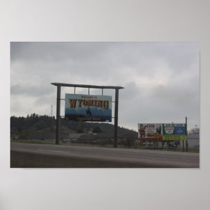 Willkommen beim Wyoming Poster