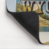 Willkommen beim Zeichen von Wyoming - Staat Border Mousepad (Ecke)
