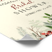 Willkommen Berry Winter | BRAUTPARTY Poster (Ecke)